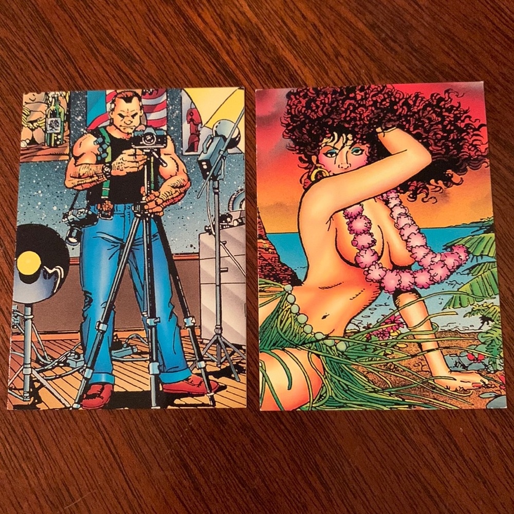 Promo card 1993 Sachs Violens Collector rare by comic images promotional Triton